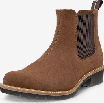 ECCO Chelsea Boots in Brown: front