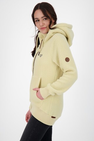 Alife and Kickin Zip-Up Hoodie 'YasminAK' in Beige