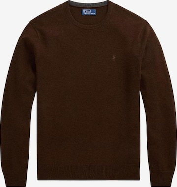 Sweat-shirt Ralph Lauren en marron : devant