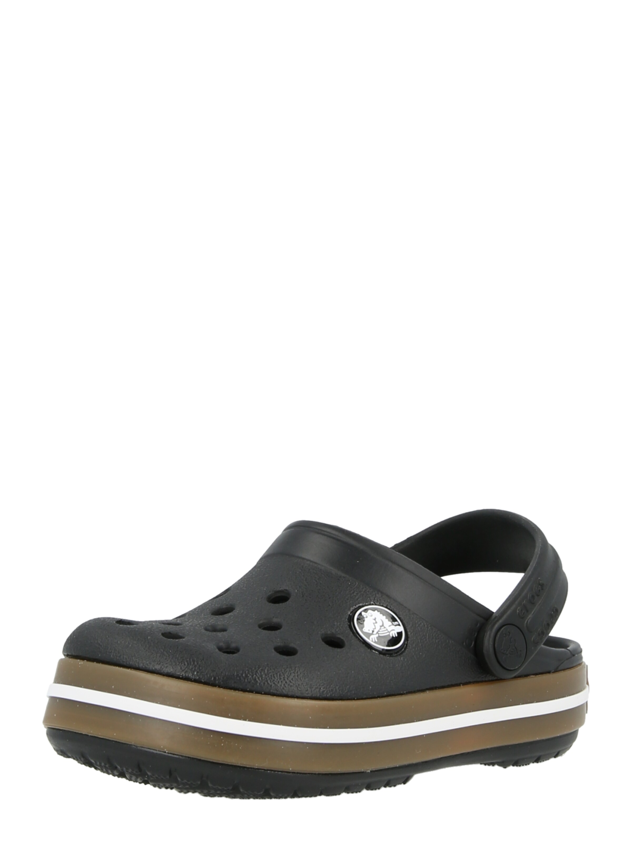 juoda Crocs Atviri batai: priekis