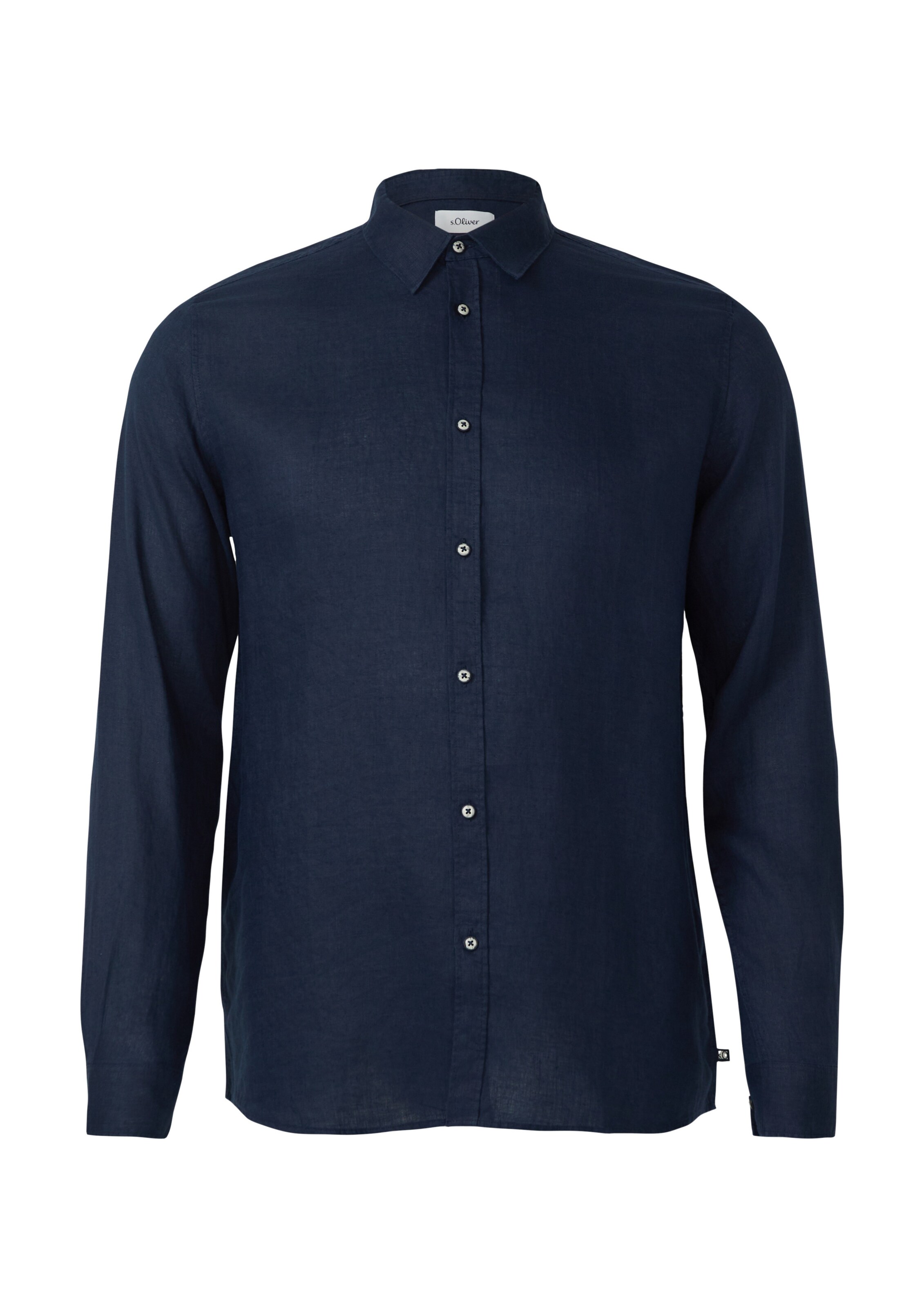s.Oliver Hemd in navy, Produktansicht