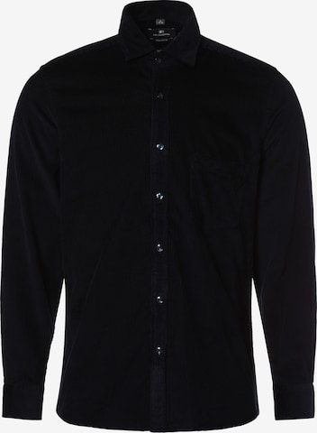 Nils Sundström Button Up Shirt ' ' in Blue: front