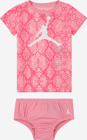Jordan Dress in Beige / Fuchsia / Pink / Dusky pink / White, Item view