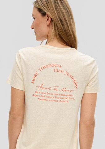 s.Oliver T-Shirt in Beige