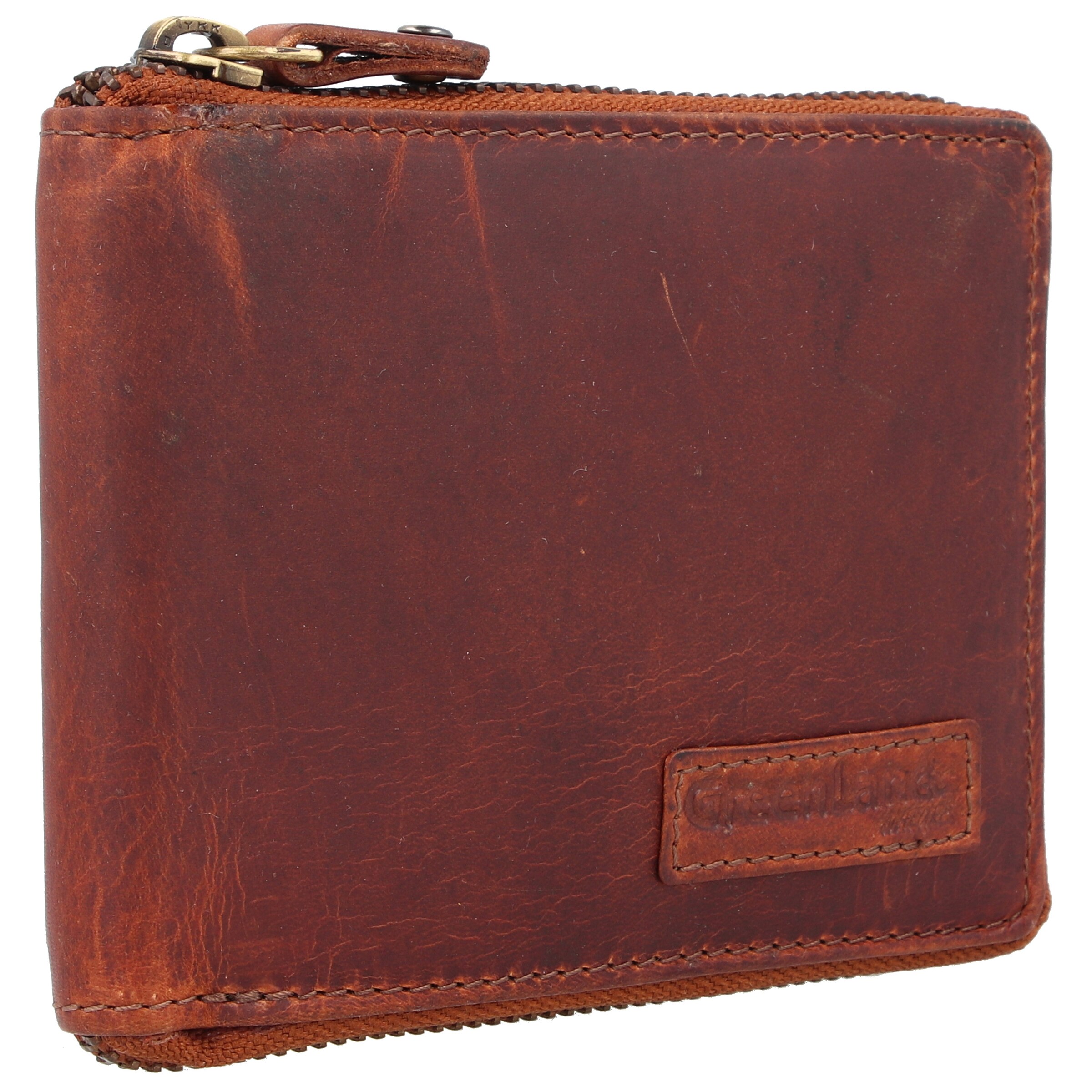 Greenland Nature Portemonnaie 'Soft & Safe' in Braun