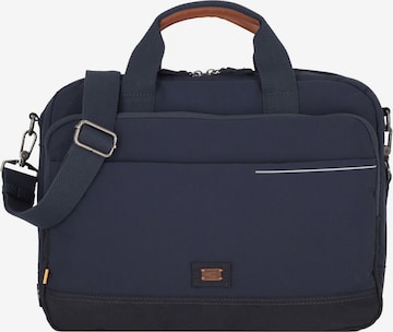 Borsa per laptop di CAMEL ACTIVE in blu: frontale