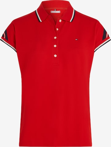 TOMMY HILFIGER Poloshirt in Rot: predná strana