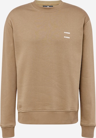 Samsøe SamsøeSweater majica 'JOEL' - smeđa boja: prednji dio