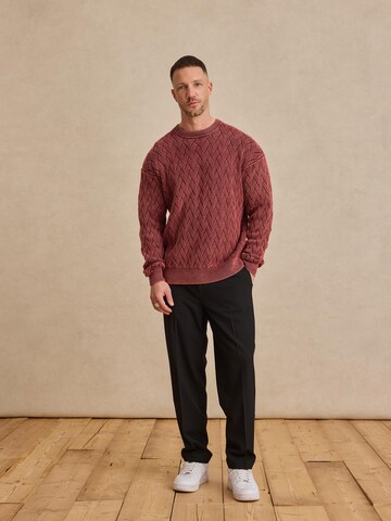 Pull-over 'Sören' DAN FOX APPAREL en rouge