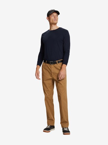 ESPRIT Regular Chino Pants in Brown