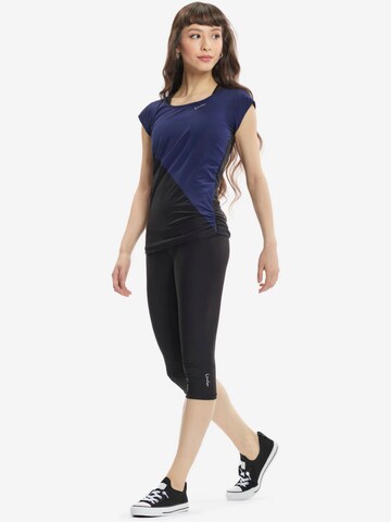 Skinny Pantalon de sport 'HWL217C' Winshape en noir