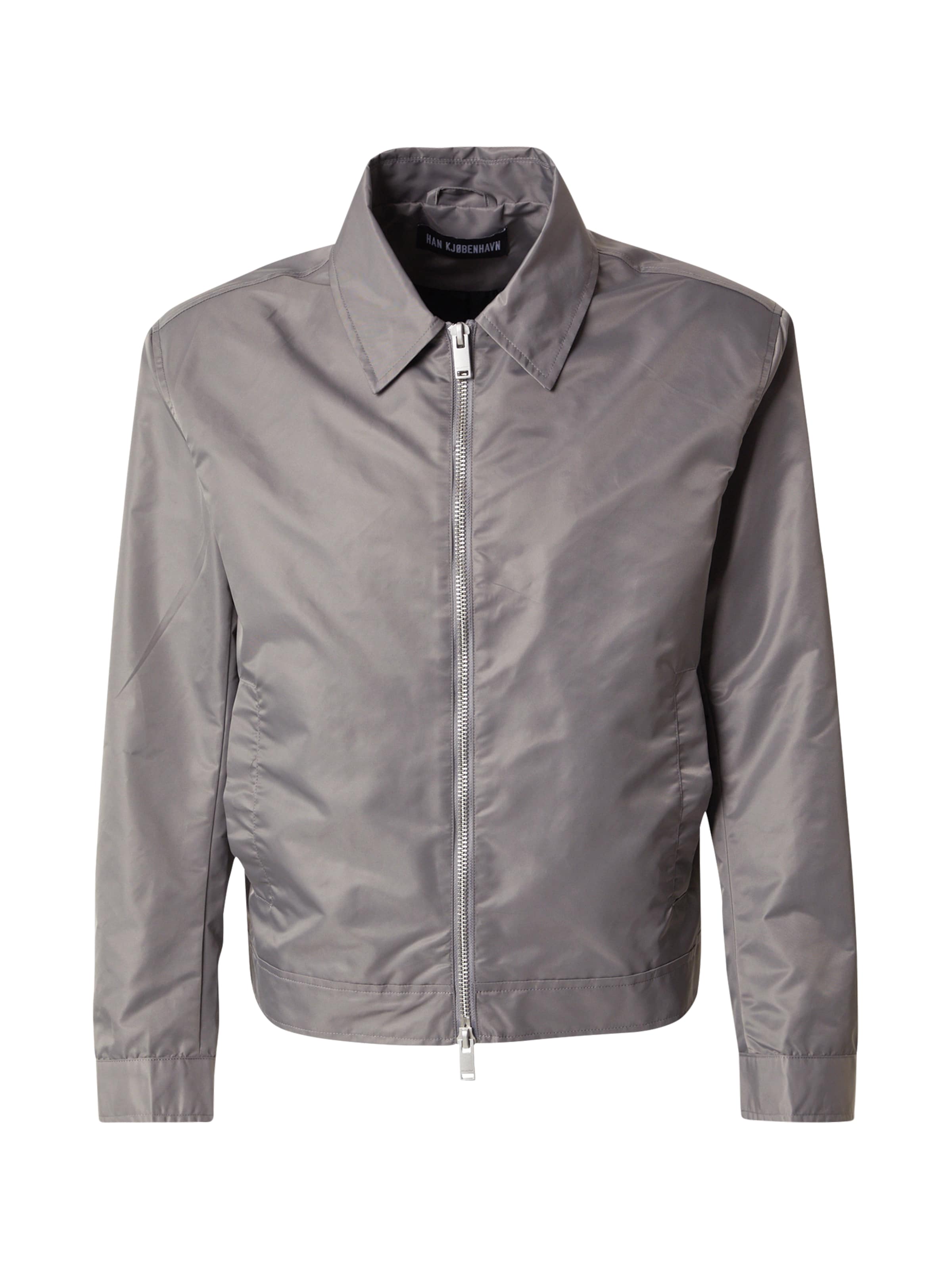 Han Kjøbenhavn Φθινοπωρινό και ανοιξιάτικο μπουφάν σε γκρι: μπροστά