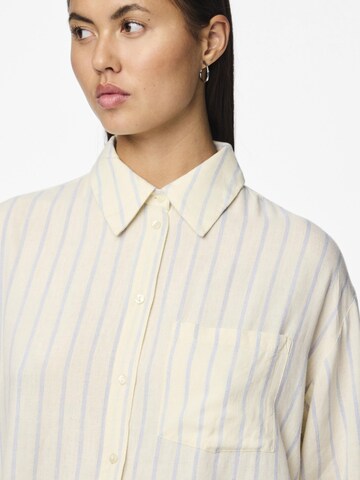 PIECES Bluse 'PCPia' in Grau