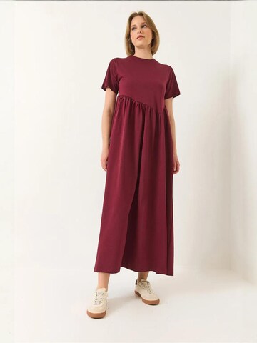 Bianco Lucci Jurk in Rood