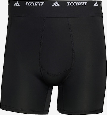 ADIDAS PERFORMANCE - Skinny Calças de desporto em preto: frente