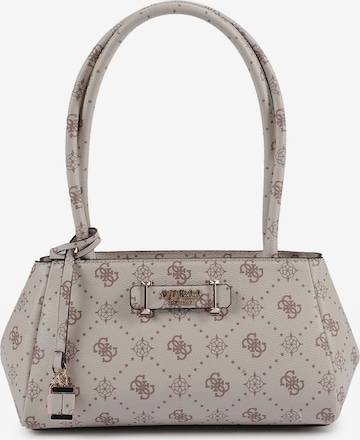 GUESS Schoudertas 'Carrie ' in Bruin: voorkant