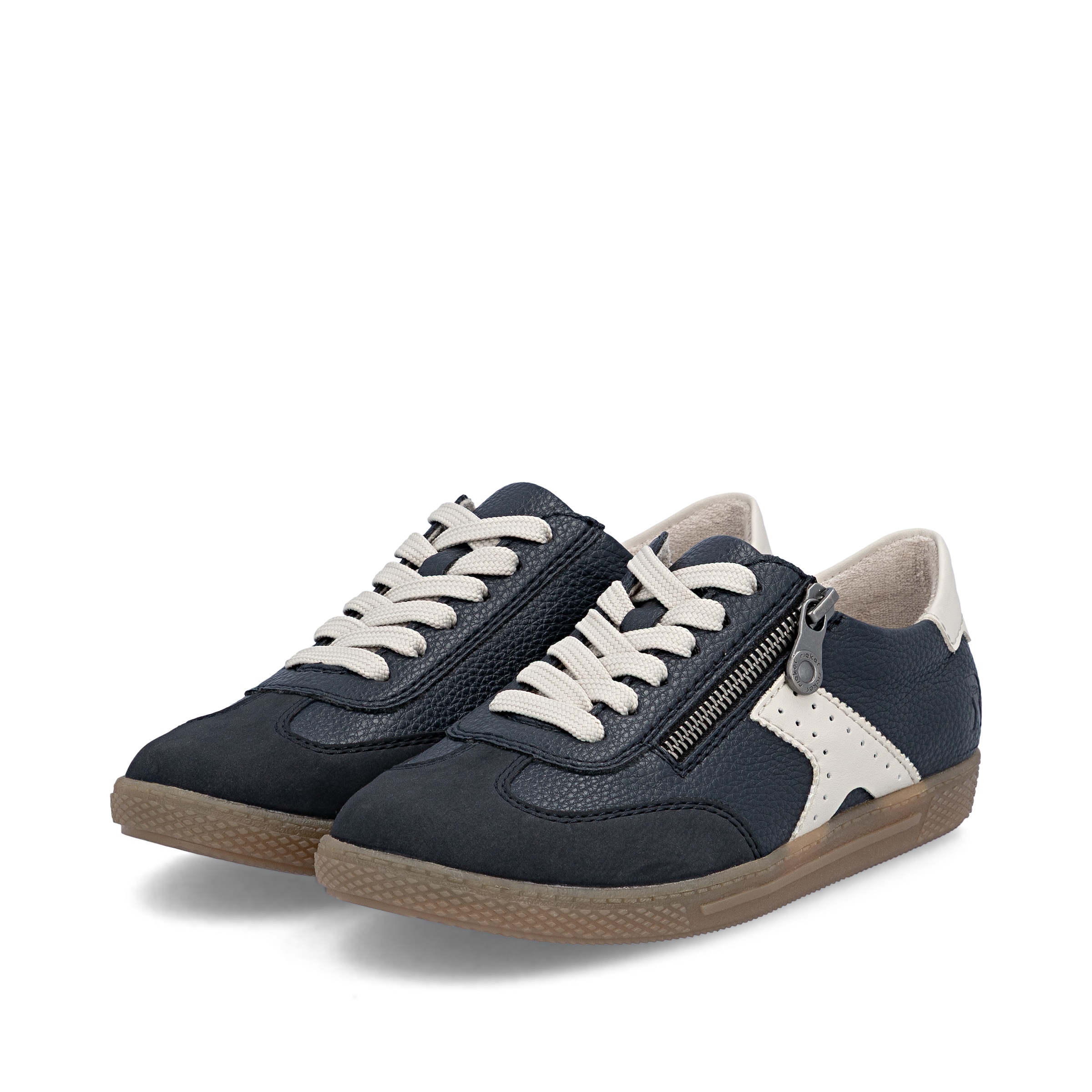 Baskets basses Rieker en bleu