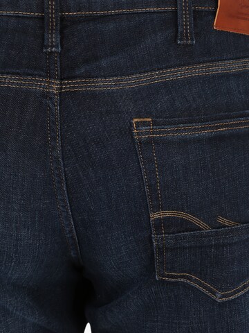 Jack & Jones Plus جينز واسع جينز 'Mike' بلون أزرق
