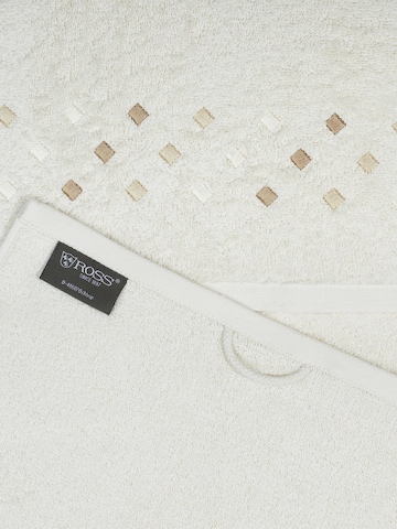 ROSS Handdoek 'Stoneline' in Wit