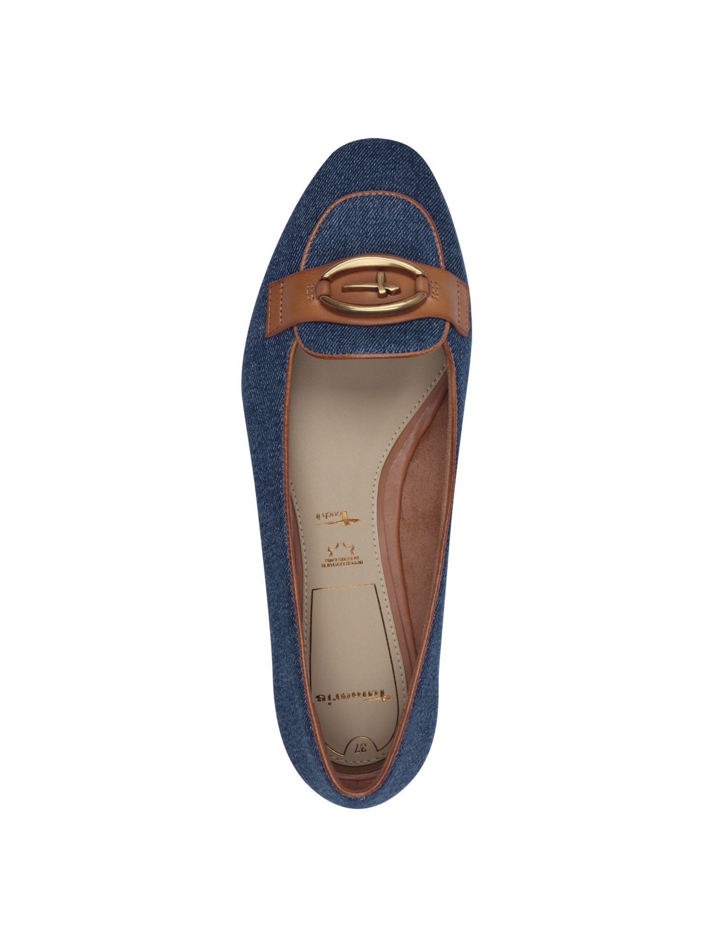 Tamaris Ballerina in Blauw