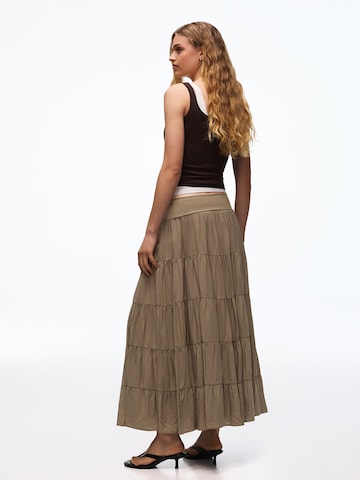 Bershka Sukňa - Béžová