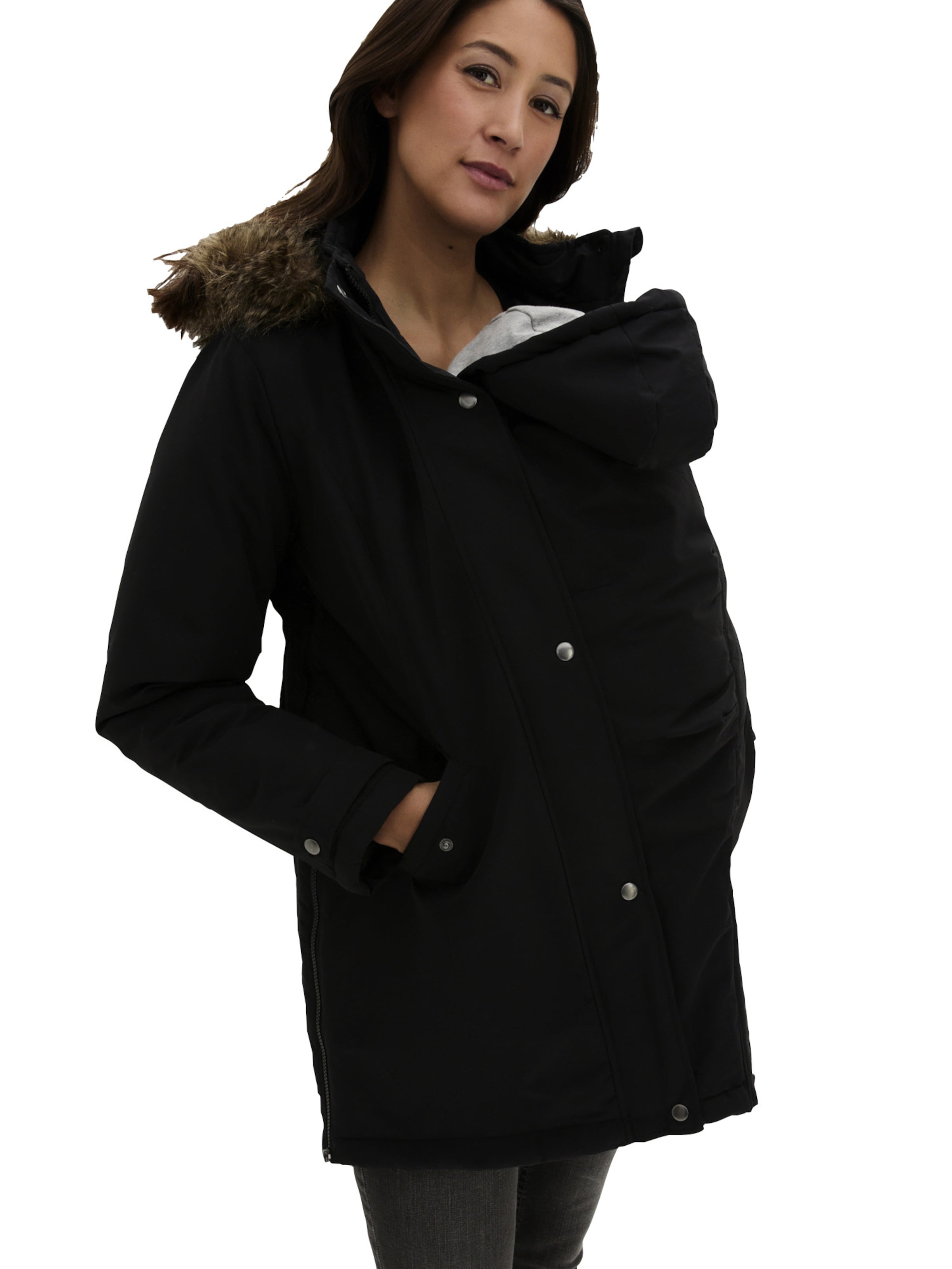 Cappotto invernale di bonprix in nero: frontale