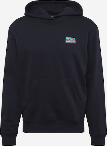 NAPAPIJRI Sweatshirt 'FREESTYLE' in Black: front