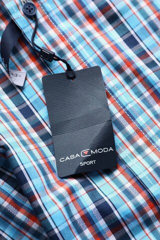 CASAMODA Button Up Shirt in XXL in Blue