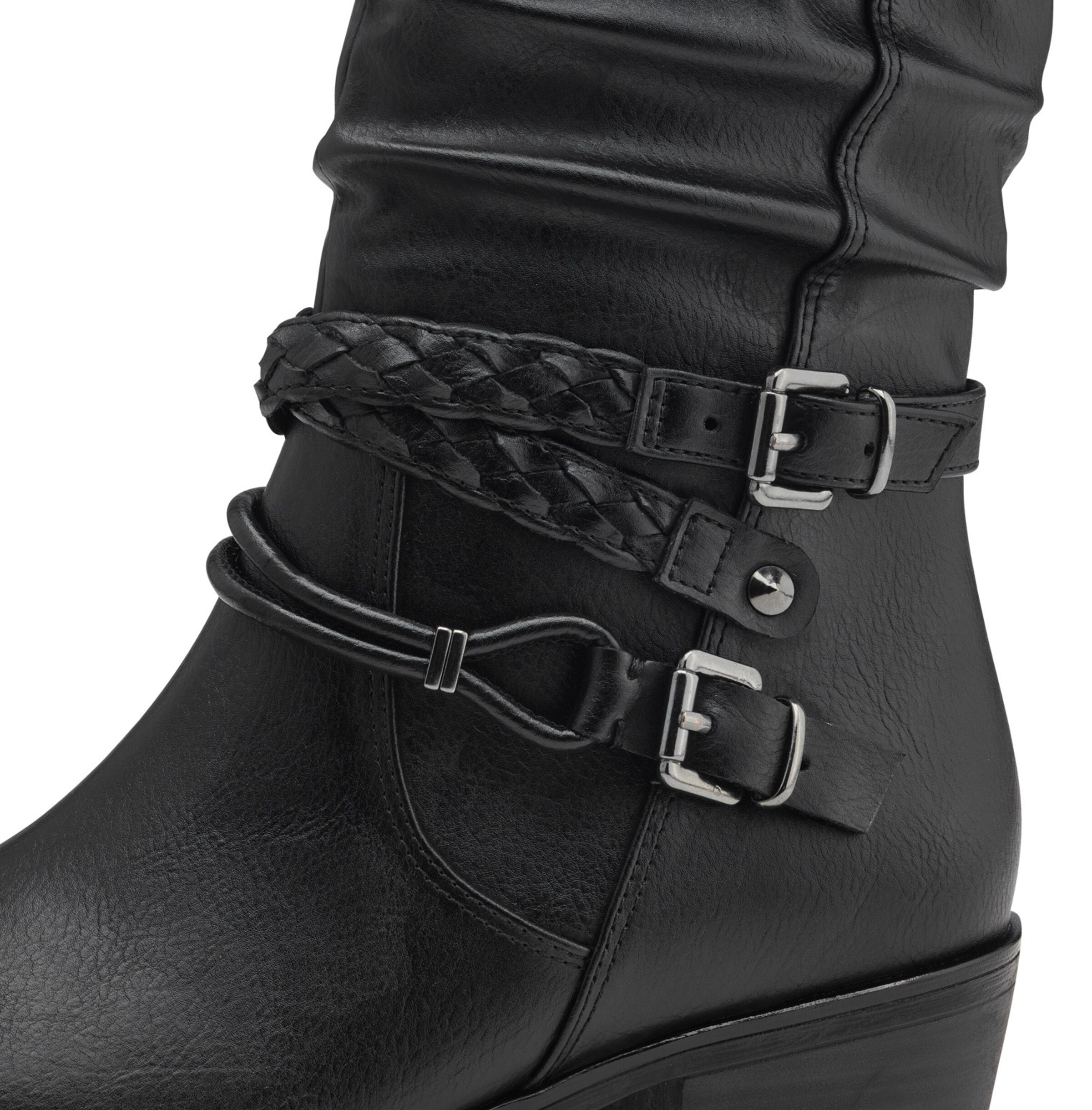 MARCO TOZZI Cowboy Boots in Black