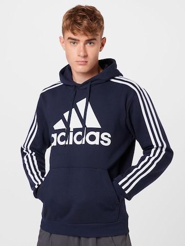 ADIDAS SPORTSWEAR Sportsweatshirt 'Essentials' in Blauw: voorkant