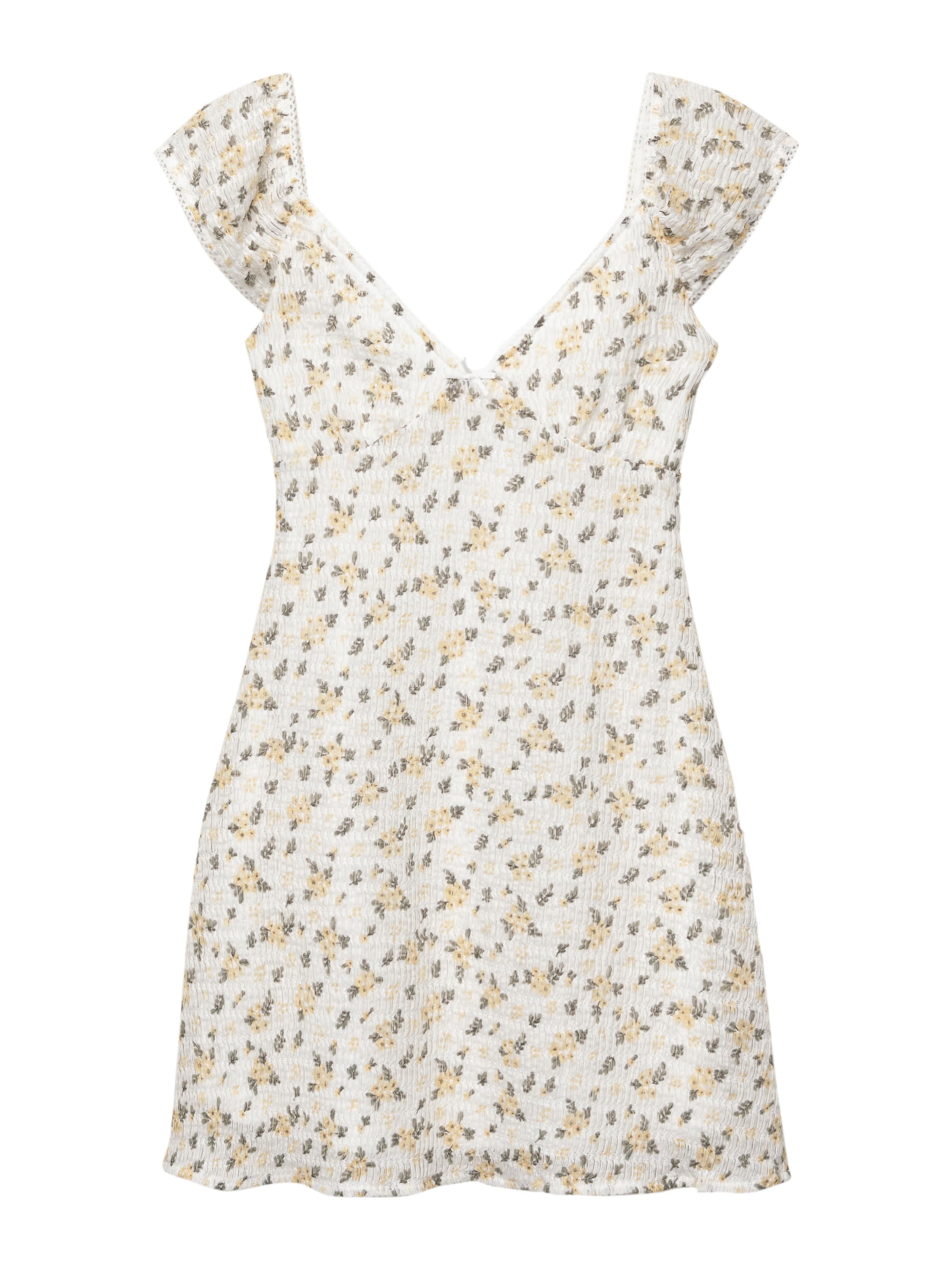 Pull&Bear Kjole i hvid: forside