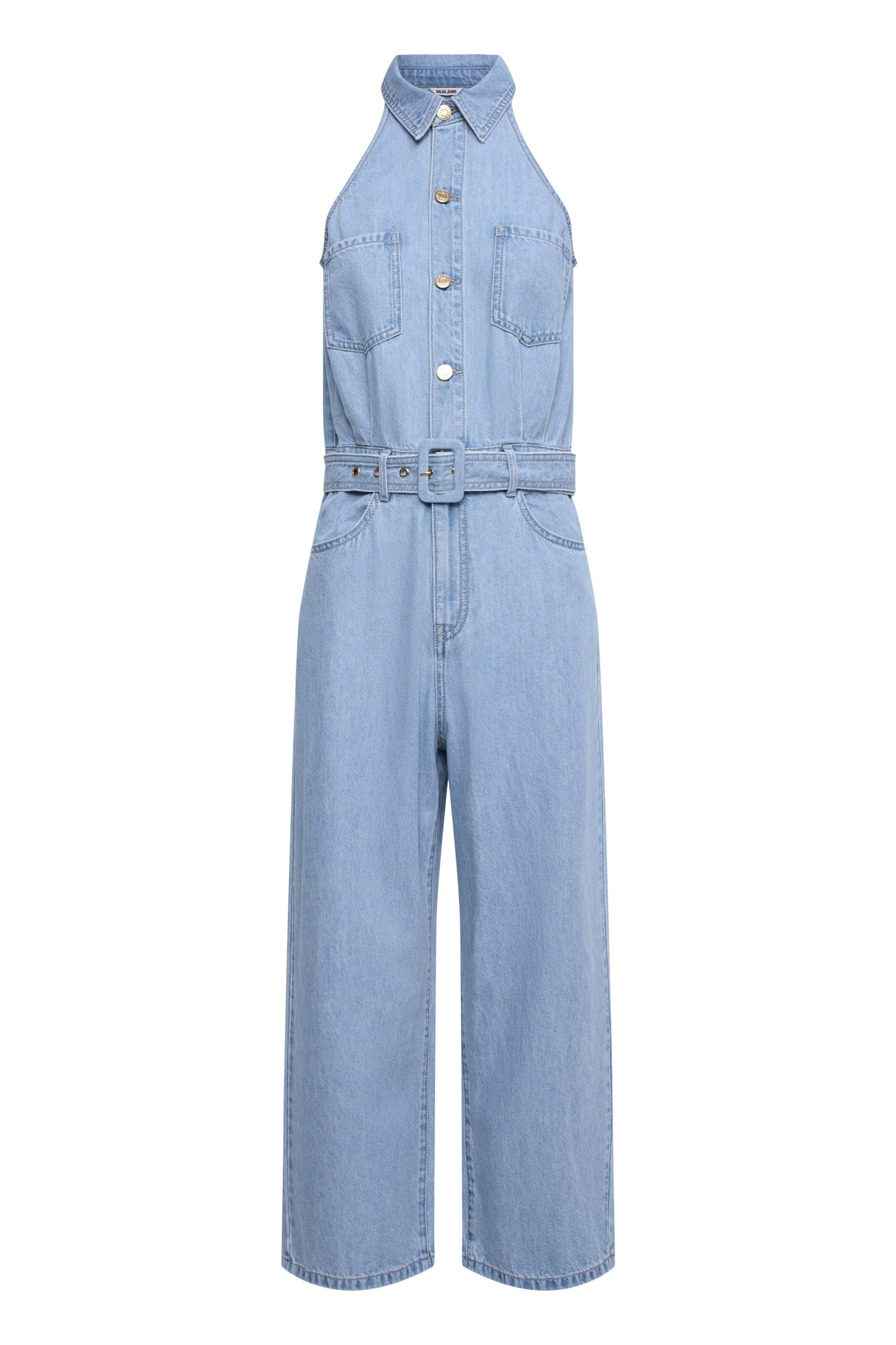 Combinaison Salsa Jeans en bleu : devant