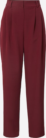 Guido Maria Kretschmer Women Loose fit Pleated Pants 'INKA' in Red: front