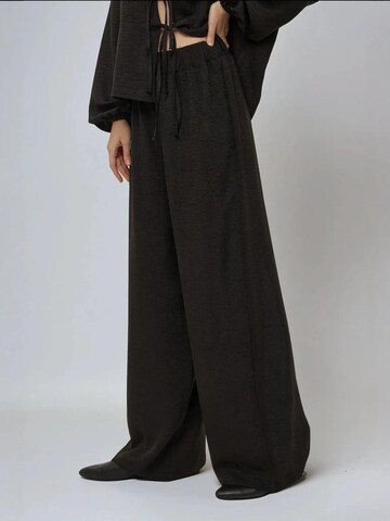 Wide Leg Pantalon Hiccup en noir