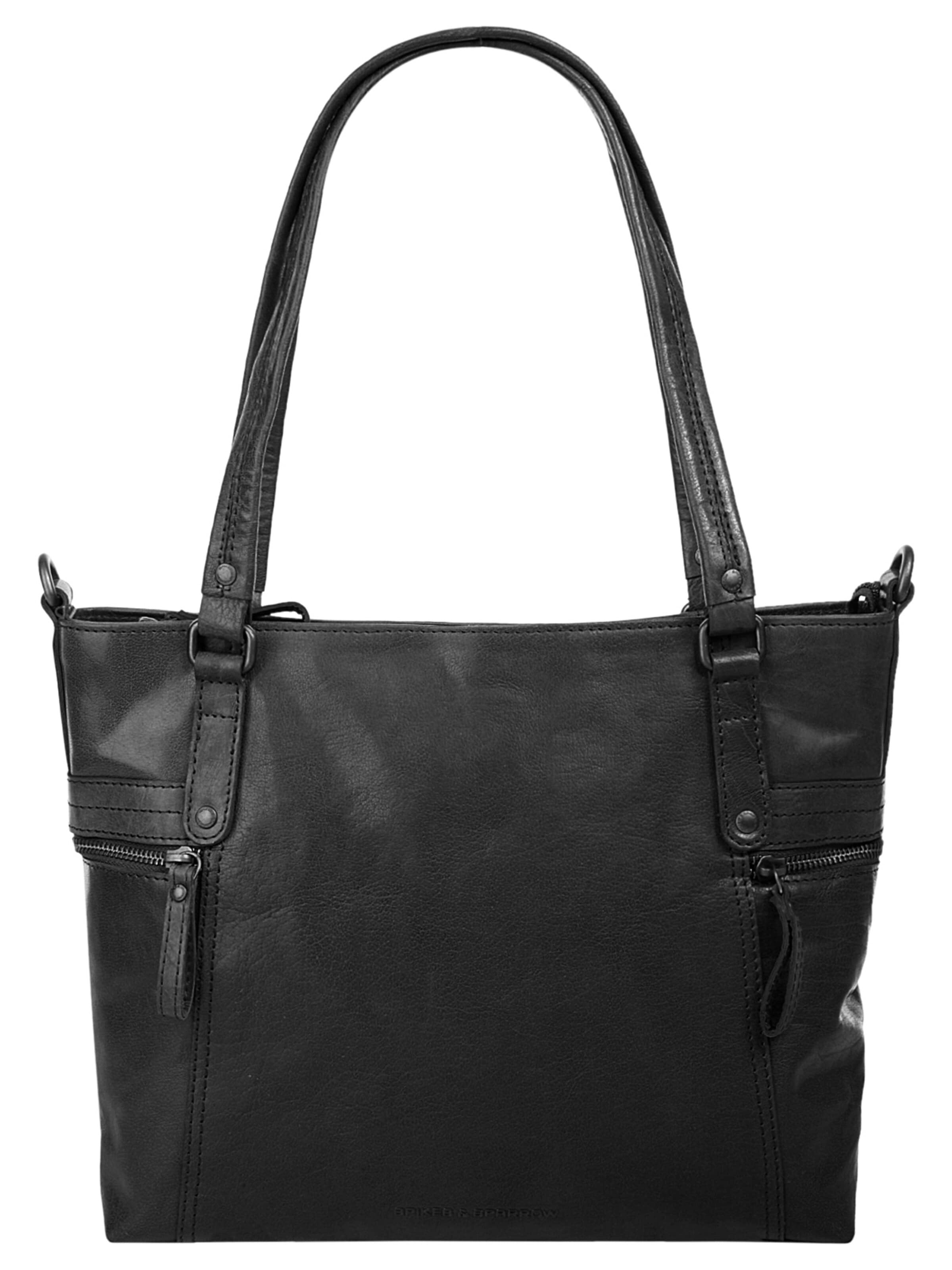 Spikes & Sparrow - Shopper en negro: frente