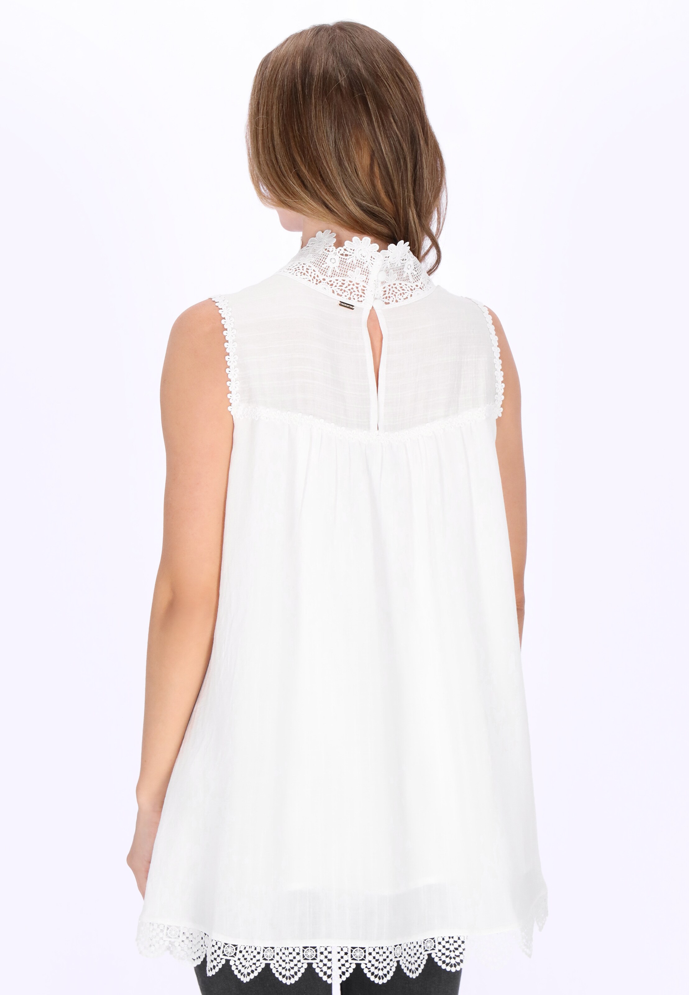 Haut DreiMaster Vintage en blanc