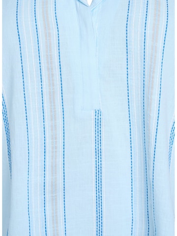 Camicia da donna 'EMILIO' di Zizzi in blu