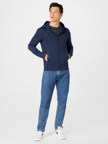 INDICODE JEANS Regular fit Sweat jacket 'Dominion' in Blue