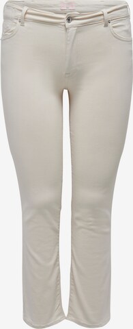 ONLY Carmakoma Regular Jeans 'Alicia' i beige: framsida