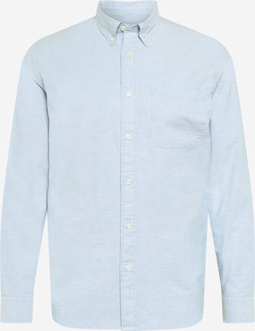 Chemise 'SLHREGRICK' SELECTED en bleu : devant