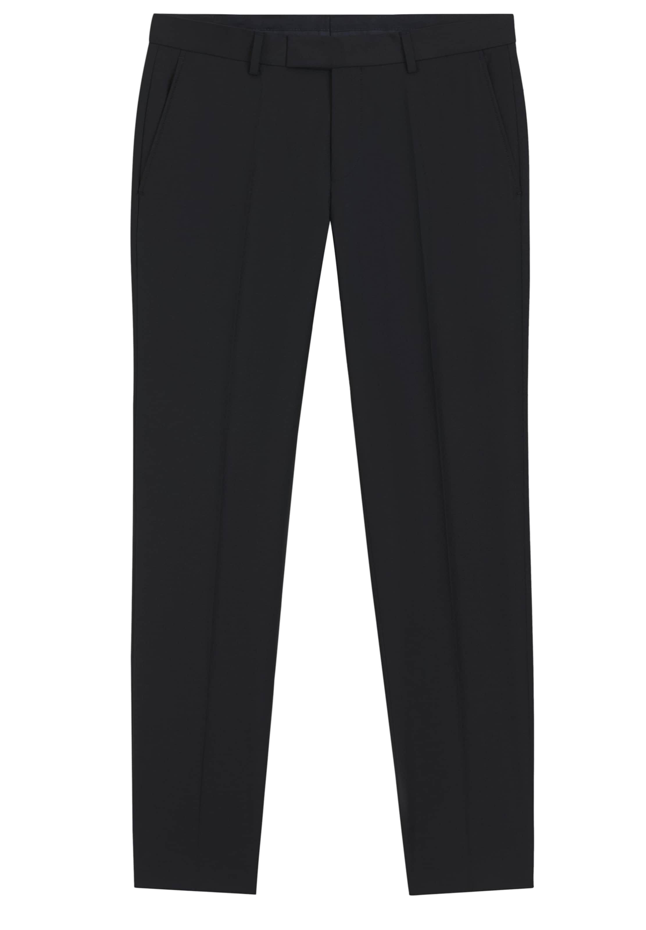 BOSS Slim fit Pleated Pants 'George' in Blue: front