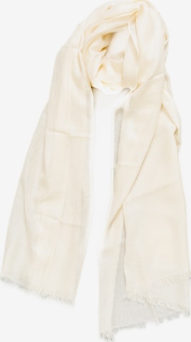 CASH-MERE.CH Schal in Beige: Vorderseite