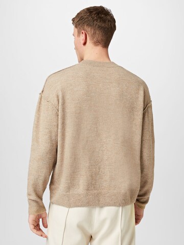 Pull-over 'Daniel' WEEKDAY en beige