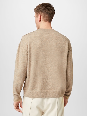 WEEKDAY Sweater 'Daniel' in Beige