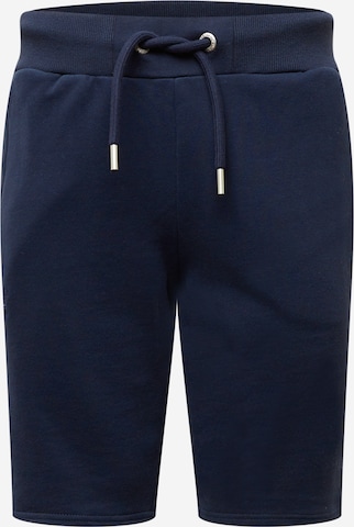 Superdry Pants in Blue: front