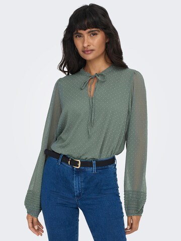 ONLY - Blusa 'KAMMI' em verde: frente