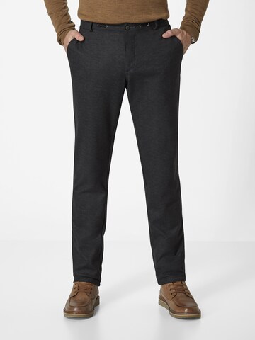 REDPOINT Slim fit Chino Pants in Grey: front