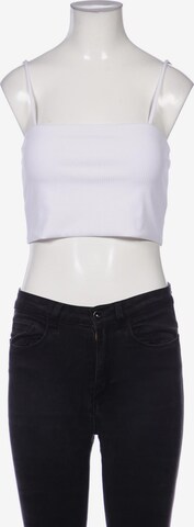 Monki Top & Shirt in M in White: front