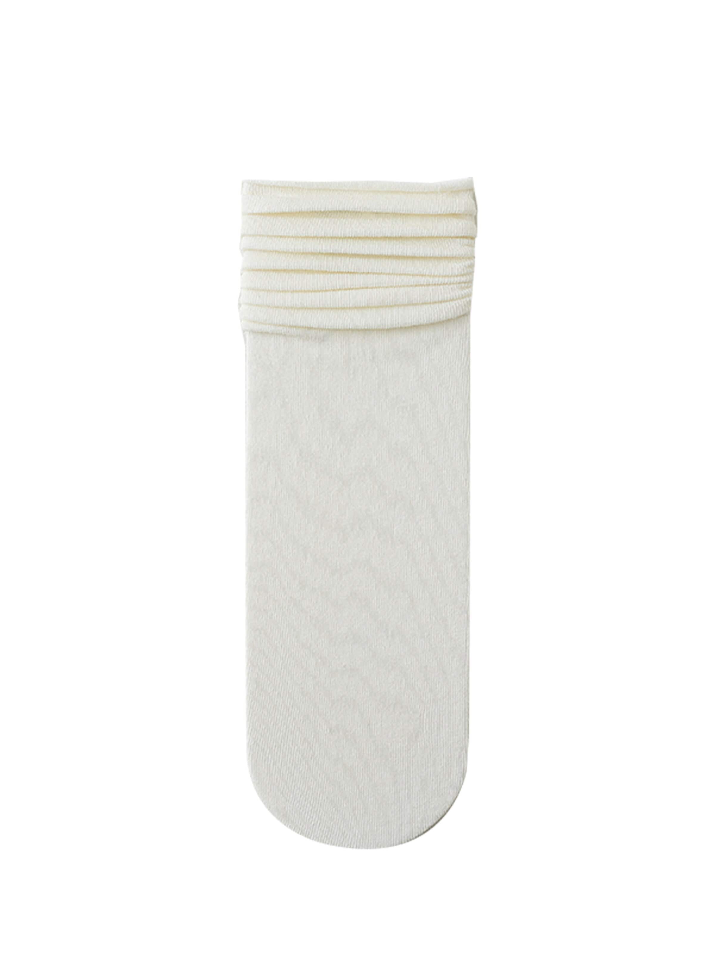 Millo Socks 'Ice Viskose' in White: front