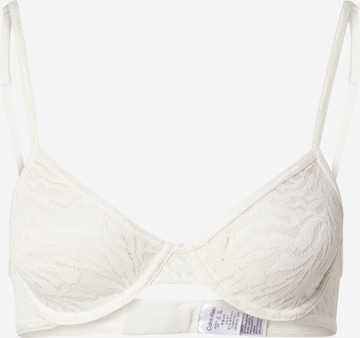 Calvin Klein Underwear T-särgi Rinnahoidja, värv valge: eest vaates
